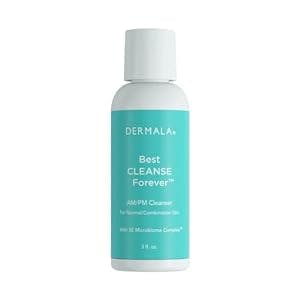 Dermala #FOBO Best CLEANSE Forever AM/PM Cleanser Natural, Gentle, pH Balanced Cleanser for Acne-Prone, Pimple-Free Skin
