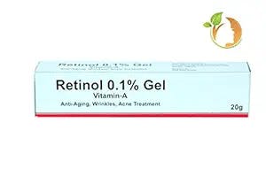 Retinol Gel 0.1 Vitamin A Repairs Fine Lines & Wrinkles, Scar Treatment, Age and Sun Spots, Anti-Aging Formula , 20 Grams