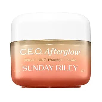 Sunday Riley C.E.O. Afterglow Brightening Vitamin C Cream Face Moisturizer, 1.7 oz.