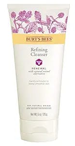 Face Cleanser, Burt's Bees Retinol Alternative, Refining Facial Wash, All Natural, Anti-Aging Skin Care, 6 Ounce (Packaging May Vary)
