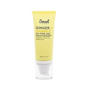 Sweet Chef Ginger + Vitamin C Oil-Free Gel Moisturizer - Antioxidant-Rich Soothing Daily Moisturizer with Hyaluronic Acid, Turmeric + Niacinamide - Help Hydrate + Even Skin Tone (60 ml / 2 fl oz)