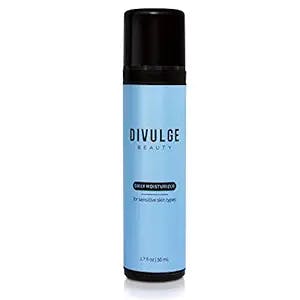 Divulge Beauty Daily Hydrating Moisturizer for Teens, Adults, Women & Men for Sensitive Skin, Acne, Redness, Irritating Topical Treatments, Pimples, and Dry Skin - Day & Night Face Cream - Unscented