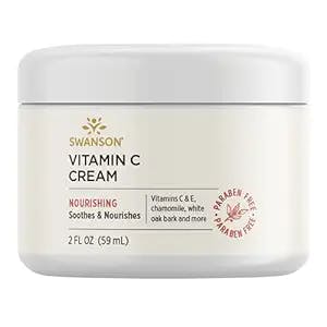 Swanson Vitamin C Cream: The Perfect Solution to Your Acne Woes!
