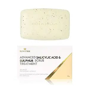 REVITALE Advanced Salicylic Acid & Sulphur Scrub Treatment Soap