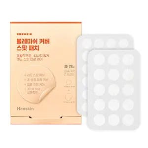 Hanskin Blemish Cover Acne Spot Patch, 2 Sizes [Total 78 sheets (2 Sizes)] Ultra Slim Cover, Hydrocolloid patch, Concentrate Relieve Care, 3 Main Caring Ingredients, Acne Pimple Redness Care