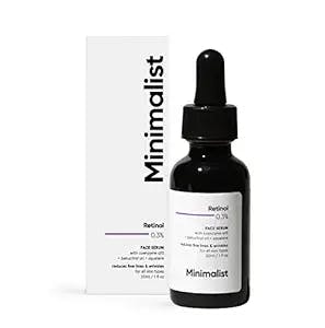 Minimalist 0.3% Retinol Face Serum Night Face Serum With Retinol & Q10 To Reduce Fine Lines & Wrinkles | For Women & Men