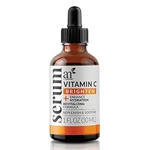 ArtNaturals Anti-Aging Vitamin C Serum - (1 Fl Oz / 30ml) - with Hyaluronic Acid and Vit E - Wrinkle Repairs Dark Circles, Fades Age Spots and Sun Damage - Enhanced 20% Vitamin C (ANGA-0120)