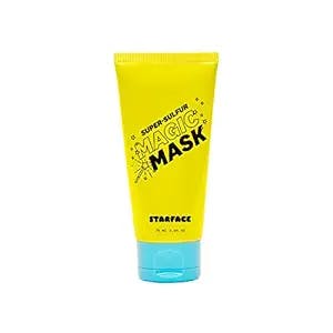 Starface Super-Sulfur Magic Mask, Acne Treatment with 10% Sulfur and Kaolin Clay, Dermatologist-Approved and Cruelty-Free Face Mask, 2.54oz