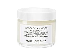 Model Off Duty Beauty Dream Glow Moisture Cream | Anti Aging Face Cream, Neck Cream, Vitamin C Cream, Vitamin E Cream | Natural Face Moisturizer For Acne Scar Removal, Dark Circles & Wrinkle | 2.0 oz