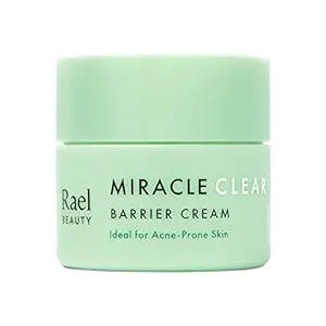 Rael Face Moisturizer, Miracle Clear Barrier Cream - Moisturizer Face Cream for Oily and Acne Prone Skin Lightweight, with Succinic Acid, Hydrating Vitamin B5, Vegan, Cruelty Free (1.8 oz)