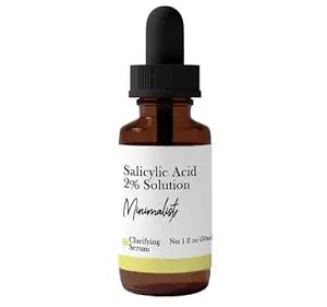 Minimalist Salicylic Acid Solution 2% (30 mL) Facial Serum for Acne, Blackheads, Oily Skin