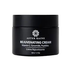 Aster Raine Rejuvenating Cream - Face Moisturizer Anti Aging for Women and Men with Vitamin C, Ceramide, Peptides - Night Cream for Eyes - Hydrating Facial Cream for Acne Prone Skin - 1.7oz