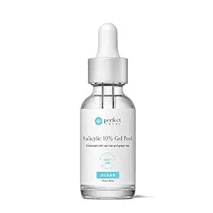 Salicylic 10% Gel Peel, Breakout and Pore Minimizer and Cleanser, 15-30 Full Facial Chemical Peels, 1 fl oz. e, 30 mL – Perfect Image