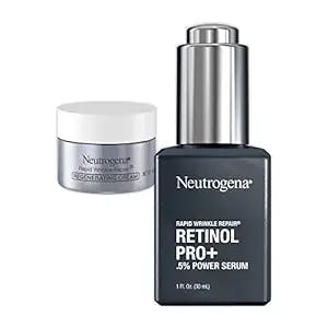 Neutrogena Rapid Wrinkle Repair Retinol Regenerating Cream and Pro+ Power S