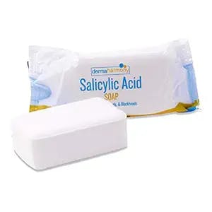 Dermaharmony 2% Salicylic Acid Natural Soap for Acne (4 oz Bar)