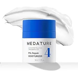 Medature PSL Repair Moisturizer 4 for Healthy, Hydrated Skin, 1oz - Moisturizing Facial Cream for Sensitive Skin Hydrates, Strengthens Skin Barrier and Calms Redness and Irritation - Ceramides