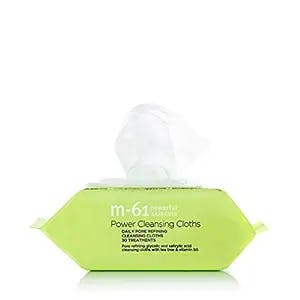 M-61 Power Cleansing Cloths - Daily pore refining glycolic and salicylic acid cleansing cloths with tea tree & vitamin B5.