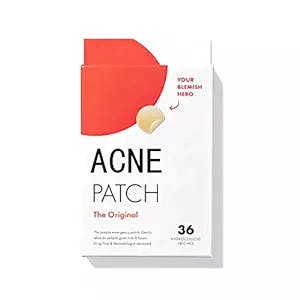 ACNE PATCH Hydrocolloid Acne Pimple Patch for Covering Zits and Blemishes, Spot Stickers for Face and Skin, Vegan-friendly and Not Tested on Animals (36 Dots), 1.0 Count, 1