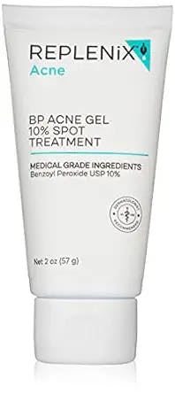Replenix Benzoyl Peroxide Acne Gel Spot Treatment - Maximum Strength, Medical Grade 10% Benzoyl Peroxide Acne Treatment, Pimple Cream, Oil-Free