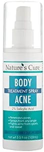 Say Goodbye to Butt Acne with Nature's Cure Body Acne Treatment Spray!