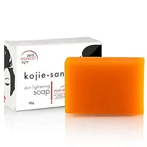 Kojie San Skin Lightening Authentic Kojic Acid Soap Even and Lighten Skin Tone - 65 Gram Bar
