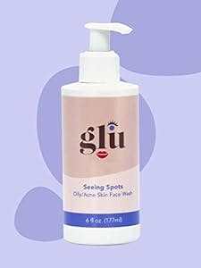 GLU Seeing Spots Cleanser for Acne & Trouble Skin. Clean, Vegan, Non-toxic Face Wash. Great for Teens. 6 oz