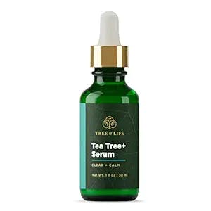 Tree of Life Serum w/Tea Tree Oil for Skin, Face, Toenail Fungus, & More - 1 Fl Oz w/Niacinamide & Retinol for Clear, Calm Skin - Dermatologist-Tested for Dry Skin Care, Anti-Aging