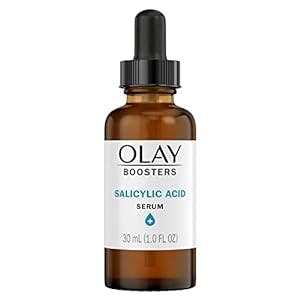 New Olay Salicylic Acid Serum, Exfoliating Booster, Fragrance-Free, 1.0 Oz