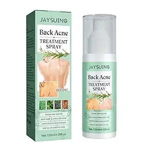 JAYSUING Herbaluxy Back Acne Spray, Body Acne Salicylic Acid Spray, SalicylicAcid & Tea Tree Oil Back Acne Treatment Spray 120ml (1 PC)