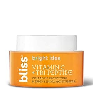 Brighten Up Your Face with Bliss Bright Idea Vitamin C & Tri-Peptide Moistu