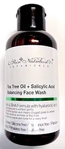 Acne, Begone! Skin Nutrition Botanicals Tea Tree Oil + Salicylic Acid Face 