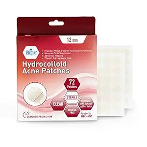 MED PRIDE Hydrocolloid Acne Patches [Pack of 72] - Sterile Pimple Patches For Face & Body Zits- Absorbent Acne Stickers To Reduce Pus, Oil & Swelling- Clear, Alcohol-Free Overnight Spot Patches