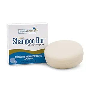 Dermaharmony 5% Sulfur 2% Salicylic Acid Shampoo Bar for Dandruff (4 oz)