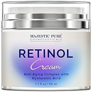 TheAcneList.com Reviews MAJESTIC PURE Retinol Cream for Face Anti Aging, wi