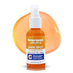 NEOPROSONE, 20% Vitamin C Dark Spot Corrector Cream - 60 ml / 2 Fl oz - Skin Brightening Creams to Reduce Dark Spots and Restores Even Skin Tone - Anti Aging, Moisturizing Cream for Face, Elbows, Knees, Body - With Vitamin C & Alpha Arbutin