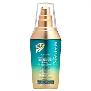 Makari Ultimate Intense Blue Crystal Regenerating Serum 50 ml | Anti-Aging Serum for Face and Body | Hydrating Skin Brightening Serum | Skin Care Product with Glutathione, Collagen, and Vitamin C