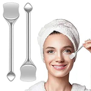 2 Pieces Pore Prep Tool Blackhead Remover Comedones Extractor Metal Pimple Extractor Facial Skin Care Tools Pore Extractor Makeup Nose Face Tools for Women Men Whitehead Popping Zit Removing