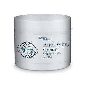 Pro Derma Pgx 2x Anti Aging Cream - 2 Month Supply - Improved Formula with Vitamin C for Younger Looking Skin - Help Even Skin Tone & Reduce Wrinkles Appearance - Enhance Collagen Production Naturally