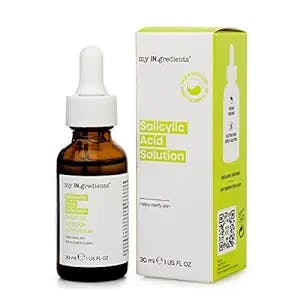 my iN.gredients Salicylic Acid Solution - Exfoliating Solution For Face - Healing Acne Spot Treatment For Blemish Prone Skin