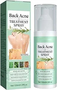 Herbaluxy Back Acne - Back Acne Treatment Spray, Salicylic Acid Body Acne Spray, Back Exfoliator for Shower (1PC)