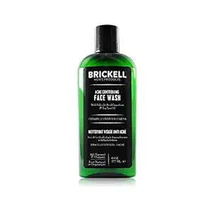 Brickell Men's Acne Face Wash for Men, Natural and Organic Men's Acne Face Wash to Cleanse Skin and Eliminate Acne, Clears Breakouts, 2% Salicylic Acid, 6 Ounces