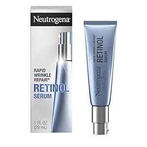 Neutrogena Rapid Wrinkle Repair Retinol Face Serum, Daily Anti-Aging Serum for Face with Retinol & Hyaluronic Acid to Fight Fine Lines, Wrinkles, & Dark Spots, 1 fl. oz
