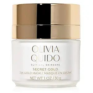 OLIVIA QUIDO Clinical Skin Care Secret Gold 24K Mask: A Golden Ticket to Ra