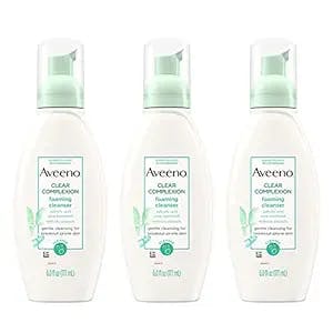 Aveeno Clear Complexion Foaming Daily Facial Cleanser: The Miracle Worker f