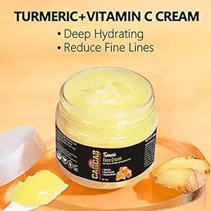 CAGCAB Skincare Can A Girl Catch A Break Turmeric Face Cream with Vitamin C & Hyaluronic Acid
