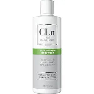 CLn® BodyWash - Moisturizing Body Wash, For Skin Prone to Eczema, Dermatitis, Acne, Infection, and Folliculitis (8 fl oz)