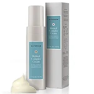 Naturium Retinol Complex Face Cream 2.5% Plus Bakuchiol & Biomimetic Lipids, Moisturizing Skin Repair Facial Cream, 1.7 oz