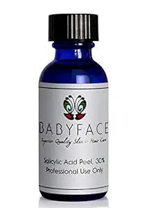 Babyface 30% BHA 30 Beta Hydroxy Salicylic Acid Chemical Peel for Acne Scars, Pock Marks, Skin Resurfacing, Extra Strength, 1.2 oz.