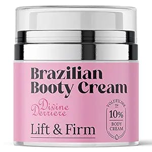 Divine Derriere Brazilian Bum Bum Cream, Lift and Firm BumBum Cream with Volufiline Helps Reduce the Appearance of Cellulite for a Lifted and Firm-looking Derriere - 50ml