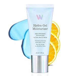 Wonderskin Hydra Gel Face Moisturizer, Hydrating Facial Moisturizer, Vitamin C Facial Lotion, Hyaluronic Acid Face Cream, Moisturizing Cream for a Soft Radiant Glow, 1.7oz